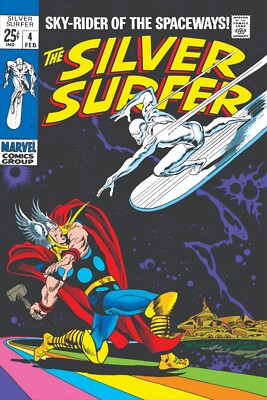 SILVER SURFER #4 COMIC BOOK COVER POSTER/PRINT 9 OPTIONS FREE SHIPPING E17