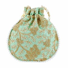 Handmade Traditional Ethnic Potli Bag Clutch Pouch Batwa for Women
