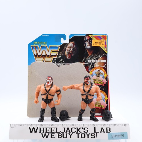 Demolition Crush Smash Complete W/CARDBACK 1990 WW...