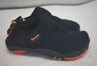 Racqua EVA Sole Ultra Light Water Shoes Kid Blue Orange Lightweight Barefoot 4.5