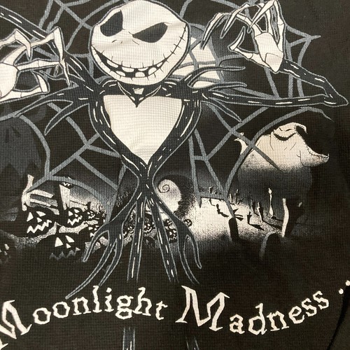 Camiseta Disney Thermal Waffle Mujer L Black Jack Skellington Moonlight Madness - Imagen 3 de 9