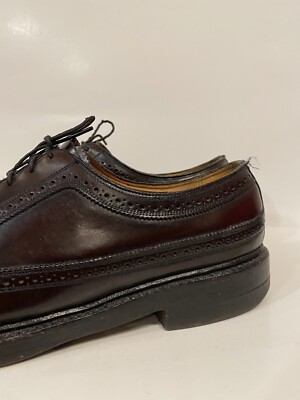 Vintage Florsheim Imperial Shell Cordovan Color #8 Wingtip