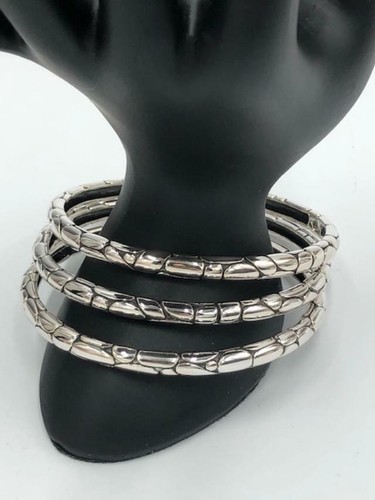 NUEVO CONJUNTO DE 3 pulseras brazalete de plata esterlina John Hardy Kali - ¡Precioso! - Imagen 1 de 5