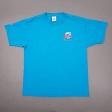 Vintage 90s Planet Hollywood Inner City Games Arnold Mens XL Blue T Shirt USA