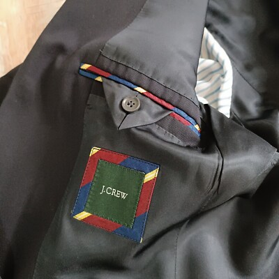 J Crew Mens Wool Ludlow Sport Coat Blazer Jacker Sz 40R three button