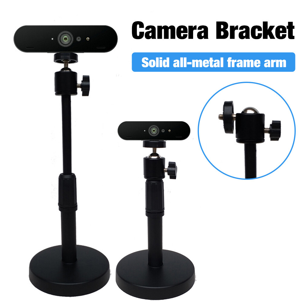 Adjustable Articulating Desktop Webcam Stand with Clamp Mount-image