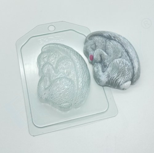 BUNNY MOLD, Rabbit Soap Mold, Chocolate, Easter Cake Decoration, Bath Bomb Mold,