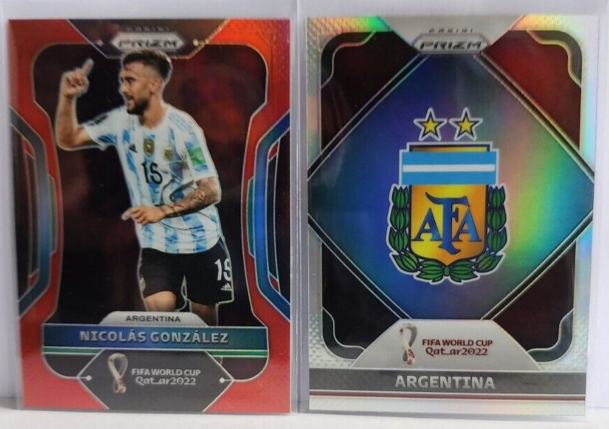 2022 Panini Prizm FIFA World Cup Qatar PRIZM Parallel Cards - Buy 4+ & Save 30%