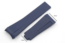 WHATCH BAND SILICONE BLUE HANDLE 20mm UNISEX NEW GIFT IDEA PROMO