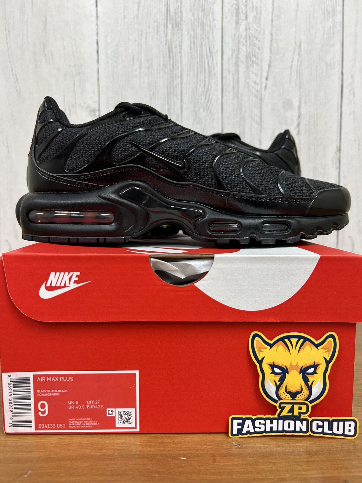 Nike Air Max Plus Triple Black for sale 