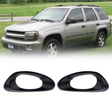 For 2002-2009 Chevy Trailblazer Front Interior Door Handle Bezel Cover Trims Set