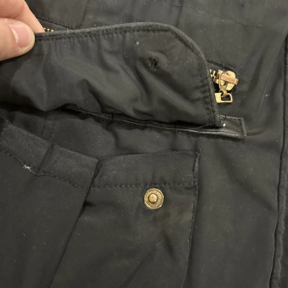 Coogi Australia Jacket Womens Large L Hooded Faux Fur Coat Black Long Sleeve - Image 4 of 4