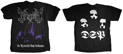 MAYHEM cd cvr DE MYSTERIIS DOM SATHANAS Official SHIRT MED New chimera daemon