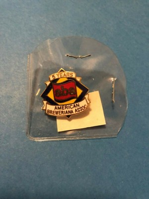 ABA AMERICAN BREWERIANA ASSOCIATION 5 YEARS PIN | eBay