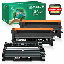 Compatible for Brother DR730 Drum TN760 HL-L2395DW MFC-L2710DW DCP-L2550DW lot