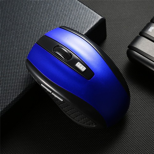Wireless USB Maus PC Kabellose Mouse Computer Laptop Notebook Funkmaus 1600DPI - Afbeelding 11 van 12