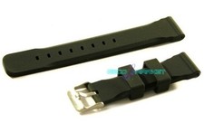 Cinturino in gomma nero per orologio ansa 22mm tipo panerai 2 silicone caucciù
