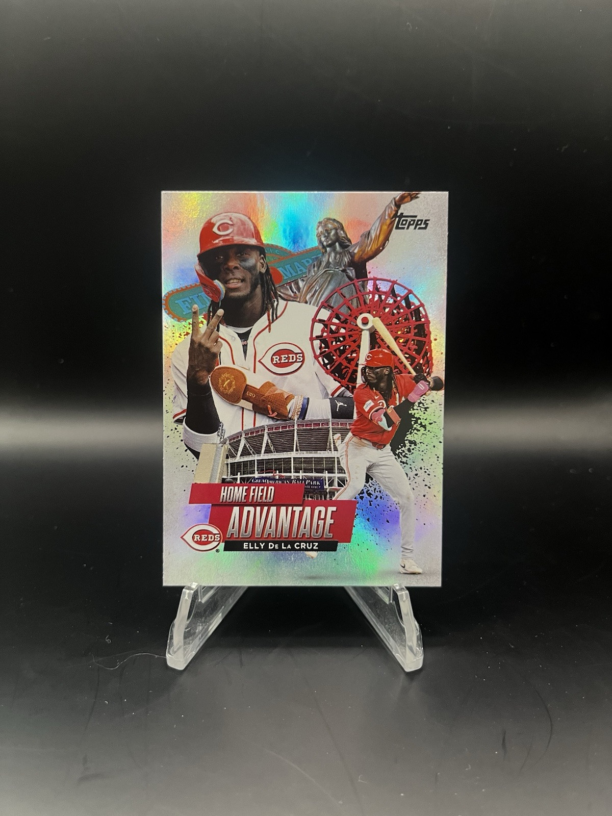 Elly De La Cruz 2025 Topps Home Field Advantage HFA Cincinnati Reds SSP Case Hit