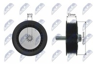 Original NTY Umlenk-/FüHrungsrolle Keilrippenriemen RNK-PL-024 FüR Chevrolet