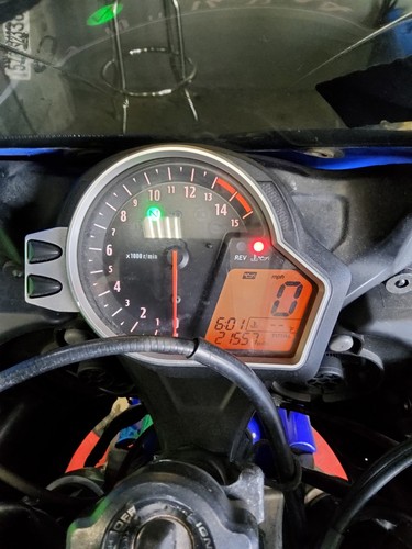 2009 09 08-11 Honda CBR1000RR CBR1000 Speedometer Cluster Gauges Display 21k Mi - Picture 9 of 10