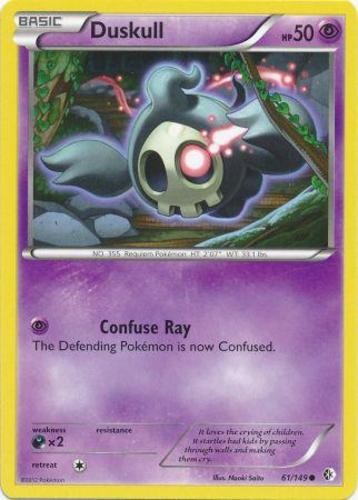 Duskull - 61/149 - Common LP, English Pokemon Boundaries Crossed