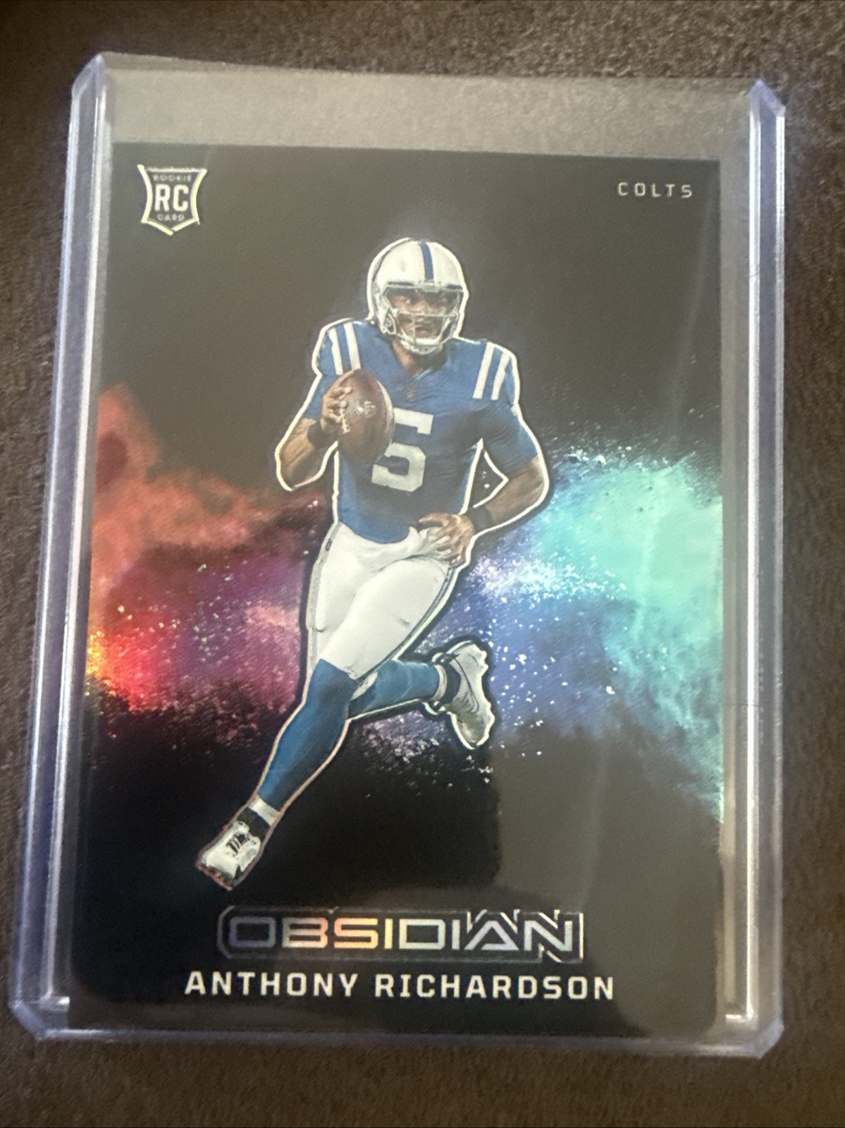 2023 Panini Obsidian Anthony Richardson Black Color Blast Rookie RC #17 SSP