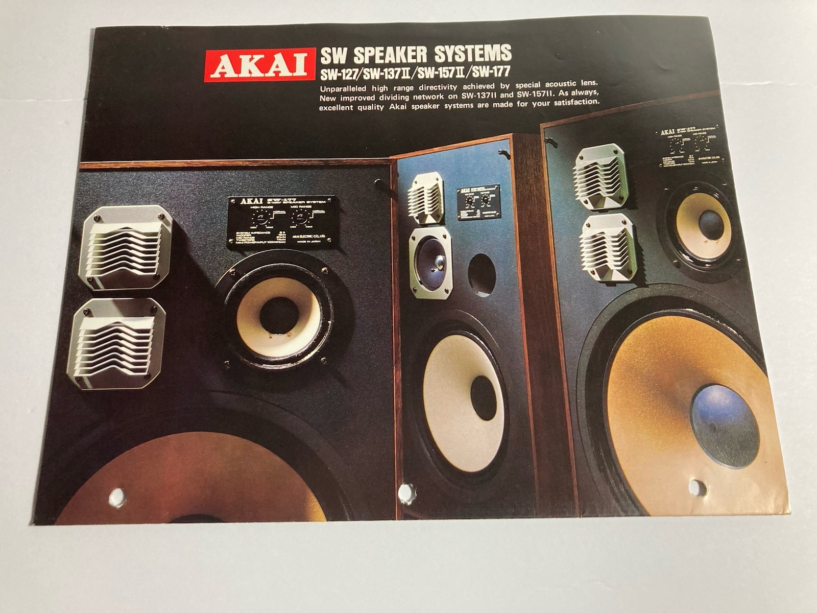 Akai SW-177 vintage audio equipment - eBay listing photo 1