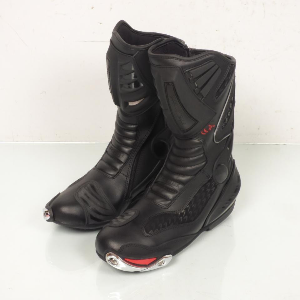 Botte moto route sport en cuir synthétique robuste Nexone 44