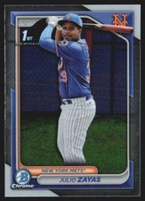 2024 Bowman Chrome Prospects Julio Zayas #BCP-162 JW1