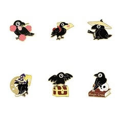 Lovely Sophisticated Crow Brooch for Children and Adults Fashion Accessor