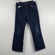 Old Navy Jeans Boys 12 22x25 Regular Blue Loose Boot-Cut Semi Evase Straight
