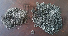 9mm Flat Wedge Riveted Chainmail Rings   Medieval Viking Loose Rings Repair Kit