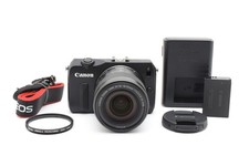 Canon EOS M 18.0MP Digital Camera Black /EF-M 18-55mm IS STM Exc 5 JAPAN 3236