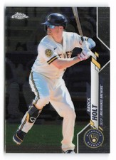 2020 Topps Chrome Update #U-45 Brock Holt Milwaukee Brewers