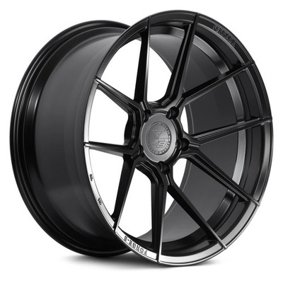 Ferrada FORGE-8 FR8 Wheels 21x9 (20, 5x120.65, 74.1) Black Rims Set of 4