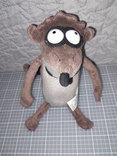 Cartoon Networks Regular Show Rigby Raccoon Plush 9" Spencers Exclusive