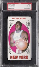 1969 TOPPS #60 WILLIS REED PSA 5