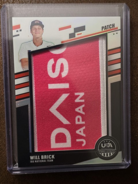 2026 Panini Stars & Stripes Prizm Jumbo DAISO JAPAN PATCH Will Brick #'d/11