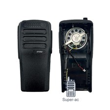 Black Replacement Front Housing Cover With Speaker For CP200D cp200d Radio Case