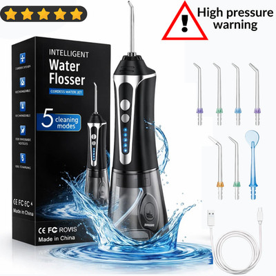 INTELLIGENTE KABELLOSE ZAHNSEIDE DENTAL ELEKTRISCHE MUNDDUSCHE ZAHNREINIGER
