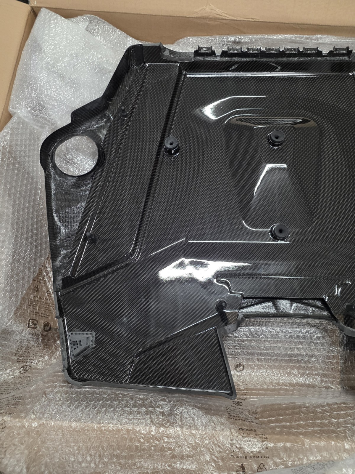 Lamborghini URUS Carbon Fiber Engine Cover 4ML133849 GENUINE NEW