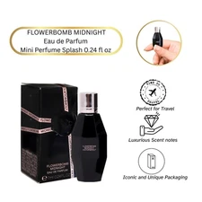 Flower Bomb Midnight by Viktor & Rolf Perfume For Women EDP Mini Splash 7ml