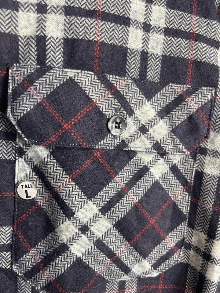 Pull Vintage Fieldmaster à Carreaux – Flanelle 1/4 Zip – Taille M – Homme