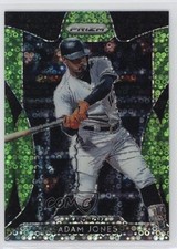 2019 Panini Prizm Lime Green Donut Circle Prizm 83/199 Adam Jones #1 04ys