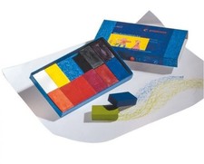 Stockmar Beeswax Crayons, Set Of 12 Blocks In Carton Toy