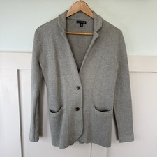 J.Crew Mercantile Gray Button Pocket Sweater Blazer Jacket XS Schoolboy Academia
