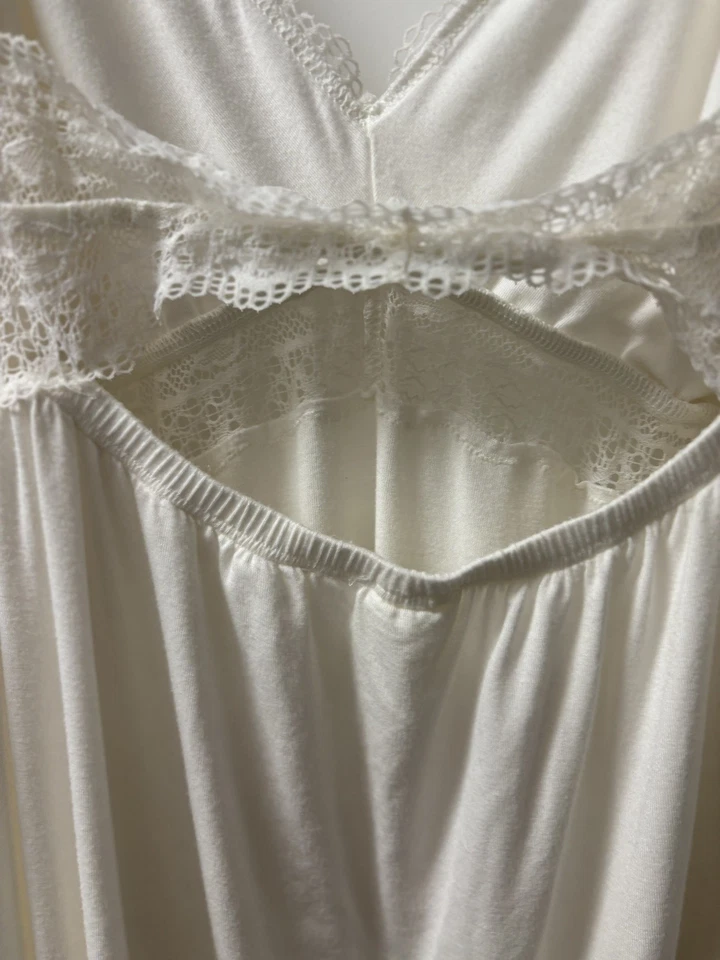 Chemise de encaje marfil Soma Intimates XXL Foto 2 de 4