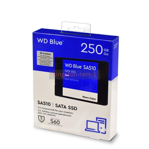 Lot SSD WD Blue SA510 250 Go 500 Go 1 To 2 To SATA III disque SSD pour ordinateur portable - Photo 5/9