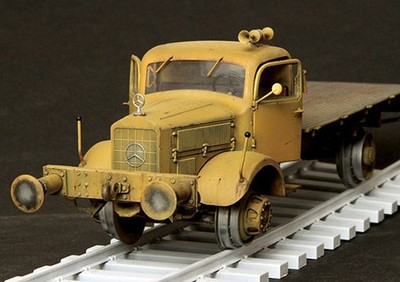 Plus Model 347 - 1:35 Resin Bausatz Mercedes L4500A Eisenbahn LKW Umrüstsatz