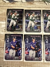 (14) Jordan Beck Lot #2 W/ (10) Rookies Colorado Rockies